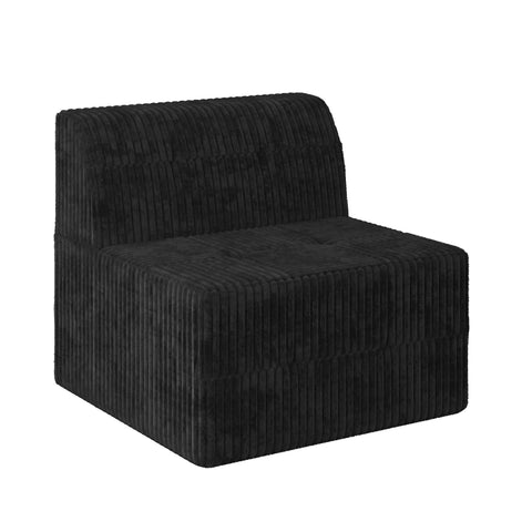 L-Shape Modular Sectional Sofa, DIY Compressed Modern Minimalist Corduroy Couch, Sleeper Sofa for Living Room & Bedroom, Space-Efficient & Comfy