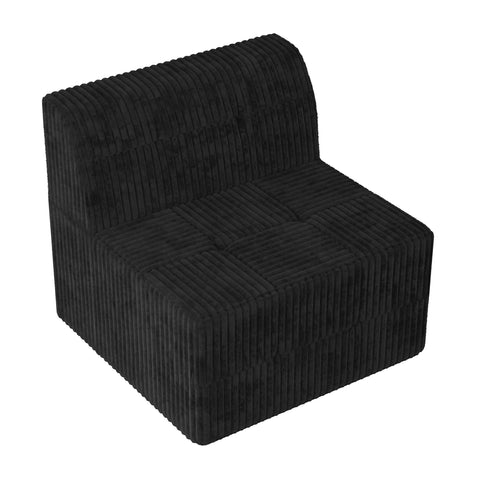L shape Modular Sectional Sofa,DIY Compressed Sectional Sofa Modern Minimalist Style Corduroy Couch, Sleeper Sofa for Living Room, Bedroom, Comfy Compressed Sofa Couch Space-Efficient Design