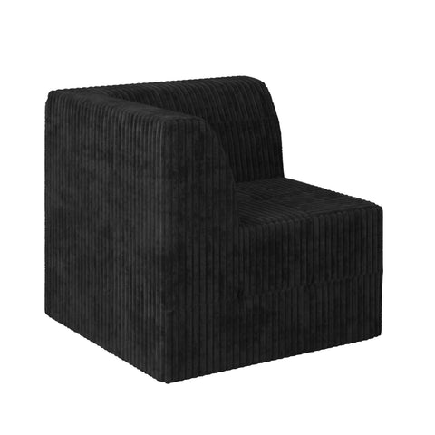 L shape Modular Sectional Sofa,DIY Compressed Sectional Sofa Modern Minimalist Style Corduroy Couch, Sleeper Sofa for Living Room, Bedroom, Comfy Compressed Sofa Couch Space-Efficient Design
