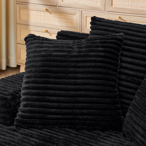 Single lazy sofa lounge chair, no assembly required, made of velvet fabric, fluffy modern single lounge chair, used for indoor living rooms and bedrooms