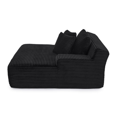Single lazy sofa lounge chair, no assembly required, made of velvet fabric, fluffy modern single lounge chair, used for indoor living rooms and bedrooms