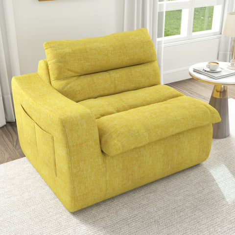 Lazy Floor Sofa,Modern armless and backless sofa chair,Comfy Accent Bean Bag Couch,suitable for living room bedroom office
