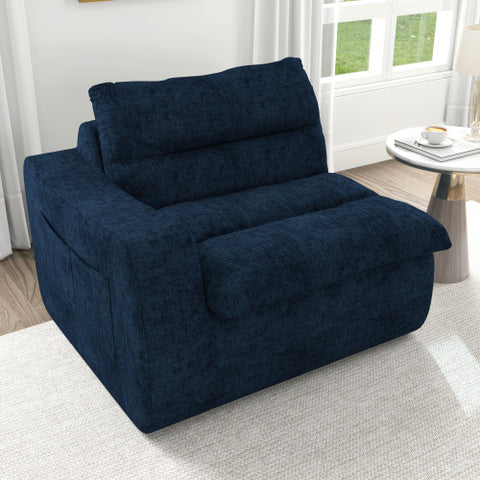 Lazy Floor Sofa,Modern armless and backless sofa chair,Comfy Accent Bean Bag Couch,suitable for living room bedroom office