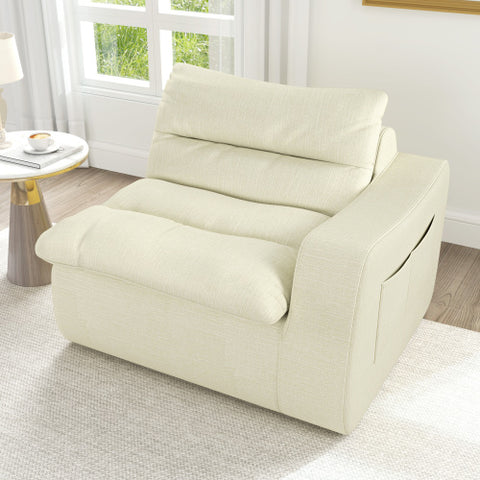 Lazy Floor Sofa,Modern armless and backless sofa chair,Comfy Accent Bean Bag Couch,suitable for living room bedroom office