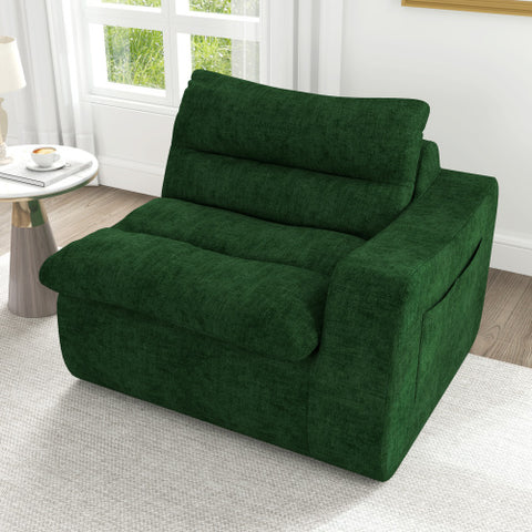 Lazy Floor Sofa,Modern armless and backless sofa chair,Comfy Accent Bean Bag Couch,suitable for living room bedroom office