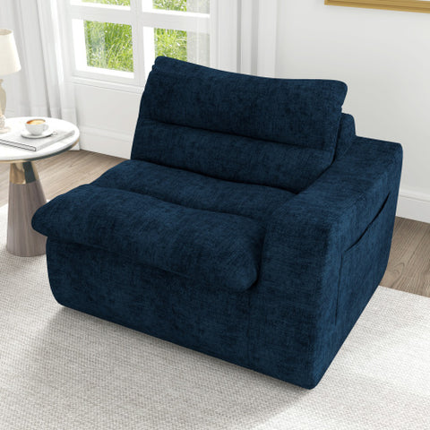 Lazy Floor Sofa,Modern armless and backless sofa chair,Comfy Accent Bean Bag Couch,suitable for living room bedroom office