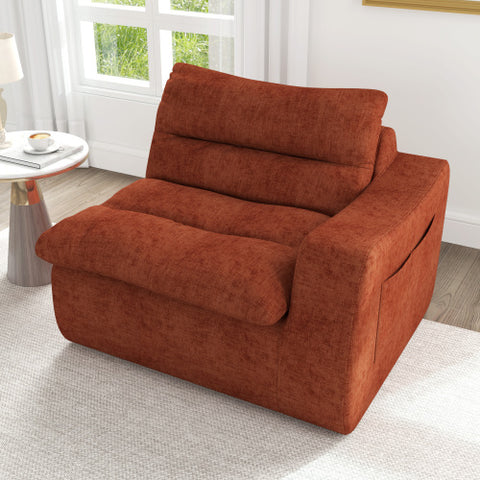 Lazy Floor Sofa,Modern armless and backless sofa chair,Comfy Accent Bean Bag Couch,suitable for living room bedroom office