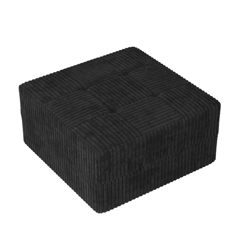 L-Shape Modular Sectional Sofa, DIY Compressed Modern Minimalist Corduroy Couch, Sleeper Sofa for Living Room & Bedroom, Space-Efficient & Comfy