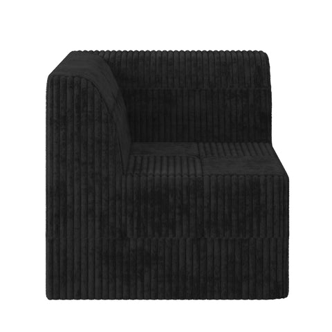 L shape Modular Sectional Sofa,DIY Compressed Sectional Sofa Modern Minimalist Style Corduroy Couch, Sleeper Sofa for Living Room, Bedroom, Comfy Compressed Sofa Couch Space-Efficient Design