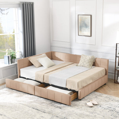 Full Size Storage Upholstered Tufted Bed Frame, Sofa Bed Frame with Comfortable Backrest and Armrests, Full Size Bed for Bedroom, Living Room,Velvet