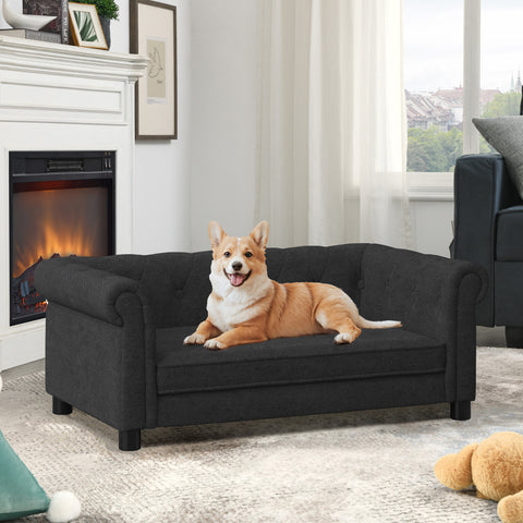 Elegant Rectangle Pet Bed for Medium & Large Dogs, Durable Elevated Sofa Bed, Comfortable Dog Couch, Modern & Stylish Design for Large Dogs