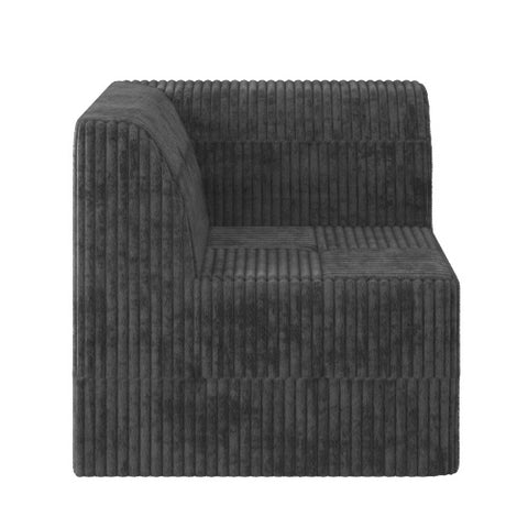 Corner sofa Compressed Sectional Sofa Modern Minimalist Style Corduroy Couch, Sleeper Sofa for Living Room, Bedroom, Comfy Compressed Sofa Couch Space-Efficient Design
