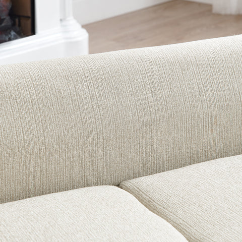 Modern Pet Sofa with Backrest & Armrests, Rectangular Design for Medium & Large Dogs, Soft Cushion for Ultimate Comfort