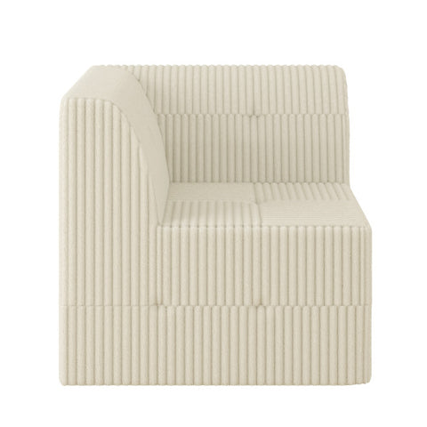 Corner sofa Compressed Sectional Sofa Modern Minimalist Style Corduroy Couch, Sleeper Sofa for Living Room, Bedroom, Comfy Compressed Sofa Couch Space-Efficient Design