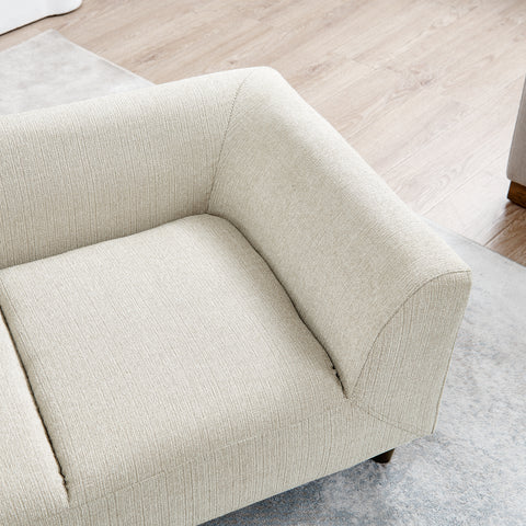 Modern Pet Sofa with Backrest & Armrests, Rectangular Design for Medium & Large Dogs, Soft Cushion for Ultimate Comfort