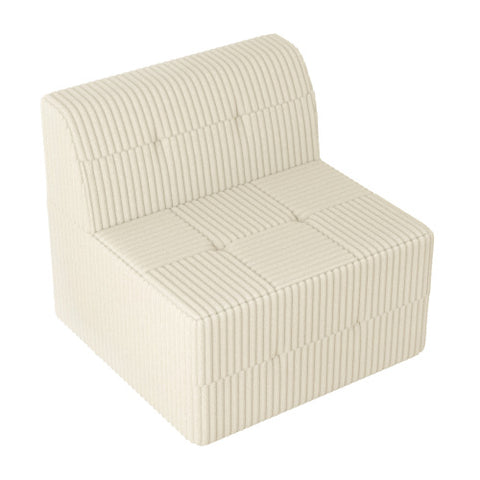 Corner sofa Compressed Sectional Sofa Modern Minimalist Style Corduroy Couch, Sleeper Sofa for Living Room, Bedroom, Comfy Compressed Sofa Couch Space-Efficient Design